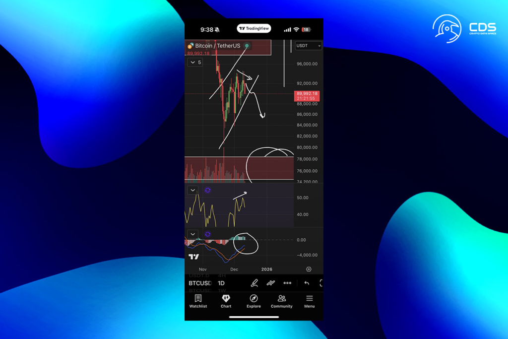 BTC Forms Bear Flag Pattern: Analyst Predicts Major Downside Ahead