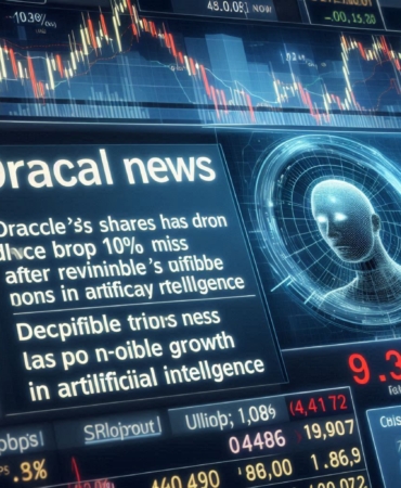 Oracle Shares Drop 10% After Slight Revenue Miss Despite AI Growth