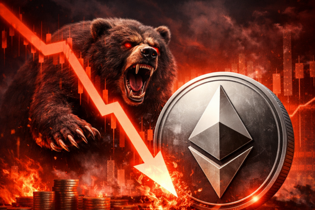 ETH Price Falls Again The Bearish Pattern Points to $2,600