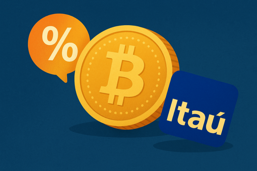 Itaú Backs Bitcoin Up to 3% Portfolio Allocation Recommended