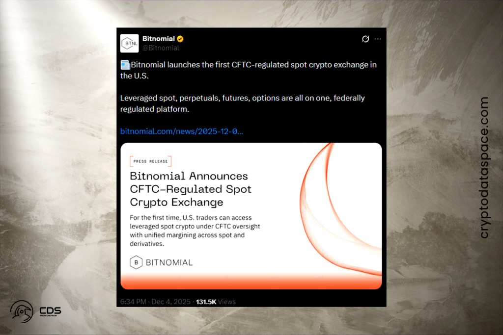 Regulated Leverage Arrives: Spot Crypto Trading Enters a New Era