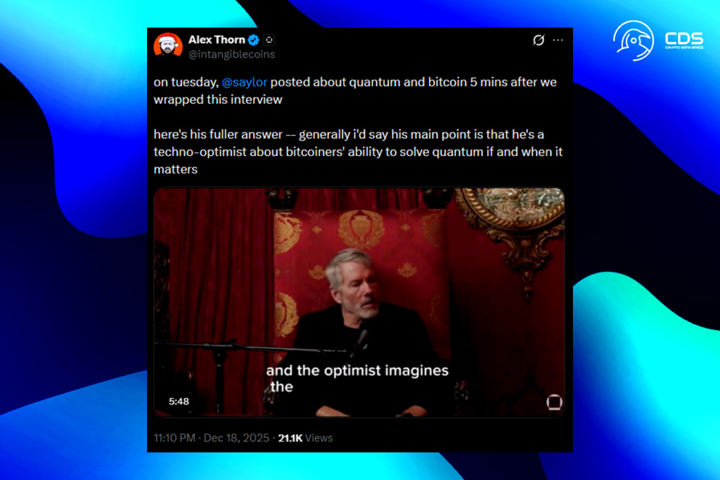 Saylor: Quantum Computing Fears Might Be Bullish for Bitcoin