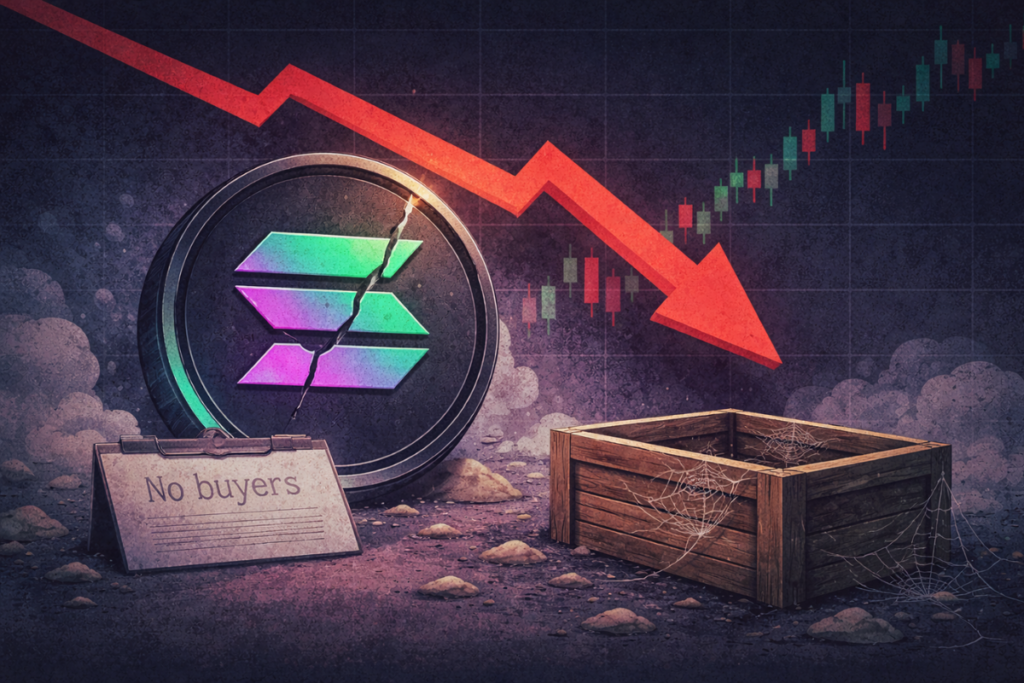 Solana Price Struggles as New Demand Fails to Materialize