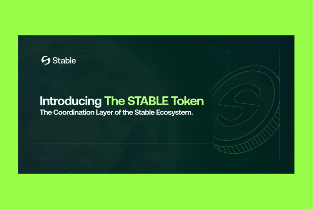 Stable Unveils STABLE Tokenomics Ahead of Mainnet Deployment