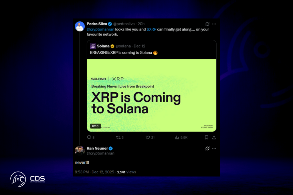 XRP vs. Wall Street: Ran Neuner Rejects XRP Again