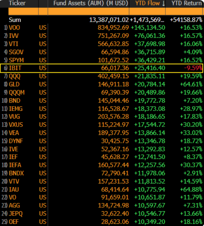 BlackRock Names Bitcoin ETF a Top 2025 Investment Theme